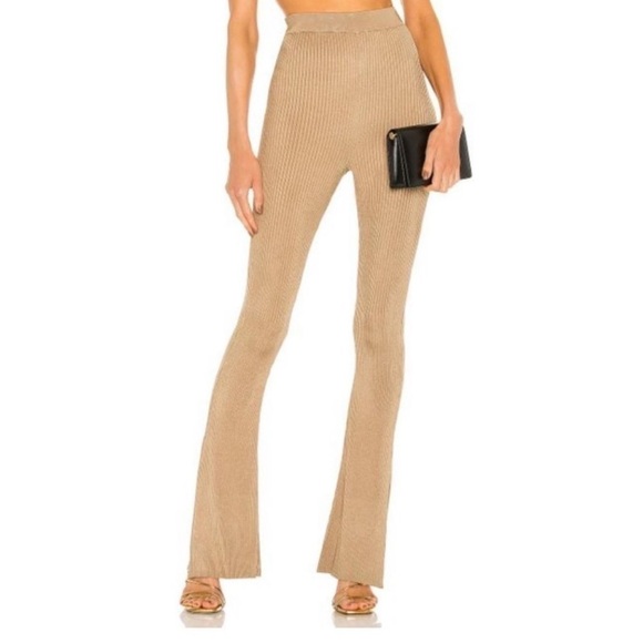 Michael Costello x REVOLVE Alessa Pants in Gold Size S NWT - Picture 2 of 10